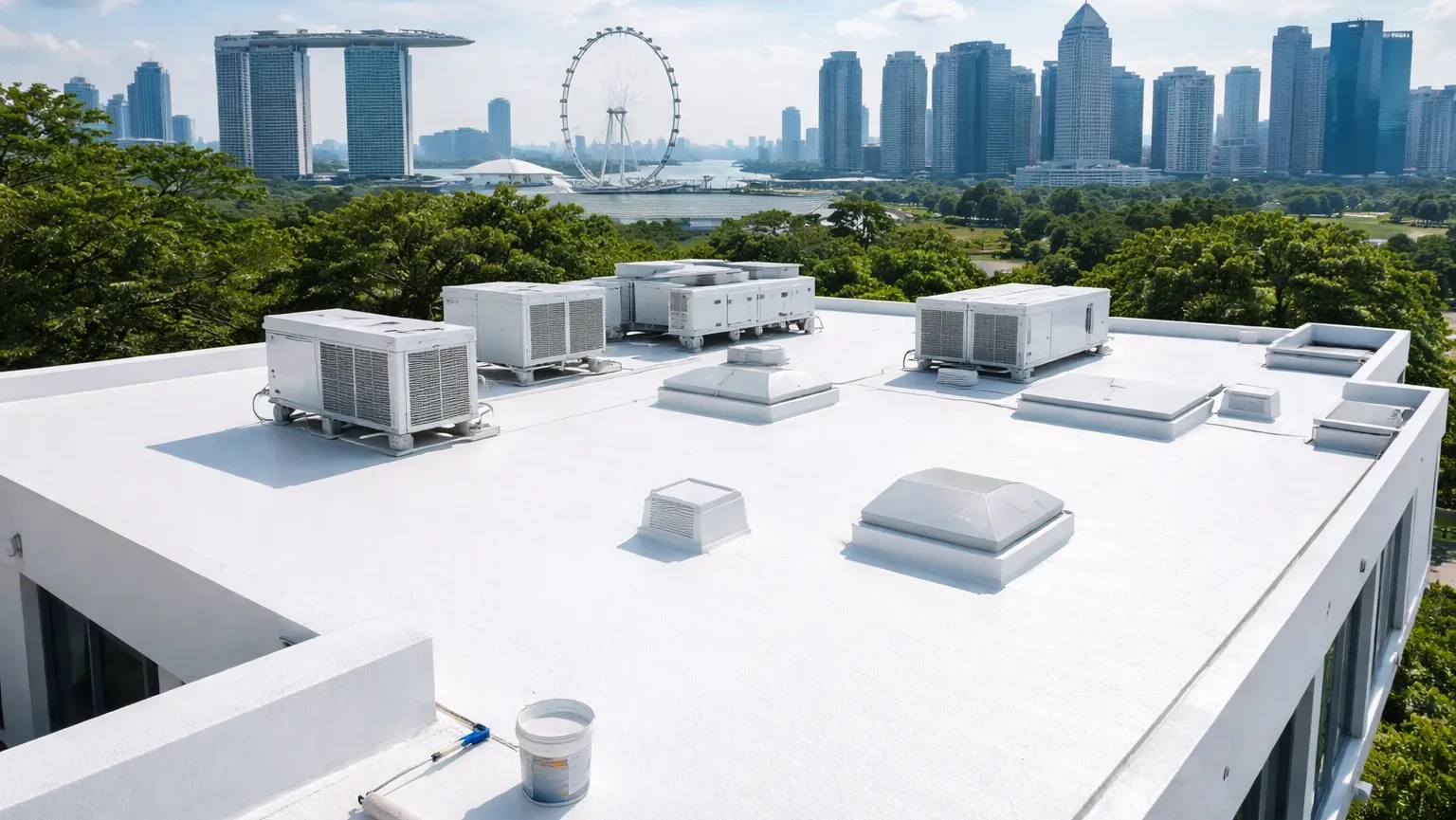 Concrete roof cooling singapore